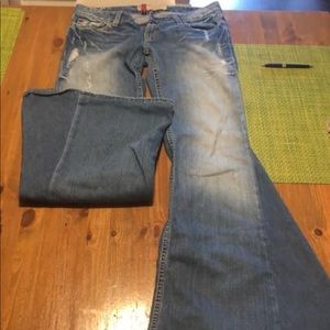 Bell bottom jeans